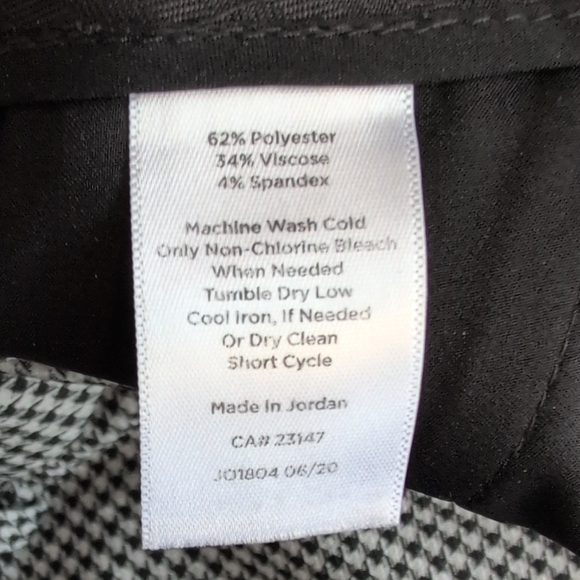 Talbots Hampshire Black and White Patterned Trousers 16       P195 - Picture 9 of 10